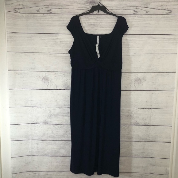 NWT NY Collection Navy Dress Sz 2X - Picture 3 of 9
